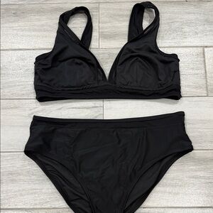 SHEIN Black Bikini Set